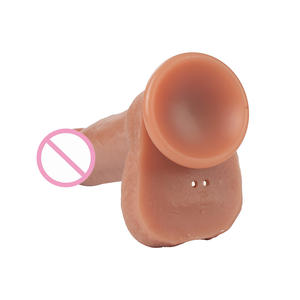 Groothandel Zachte <span class=keywords><strong>Vibrator</strong></span> Siliconen Model Van Vrouwen En Mannen Realistische Penis Leven Als Stuwende Dildo - Product Image 5