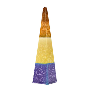 Bougie aromathérapeutique pyramidale colorée faite <span class=keywords><strong>à</strong></span> la main, design unique <span class=keywords><strong>de</strong></span> <span class=keywords><strong>lampe</strong></span> <span class=keywords><strong>à</strong></span> <span class=keywords><strong>huile</strong></span> juive, article rituel juif, décorations en gros - Product Image 2