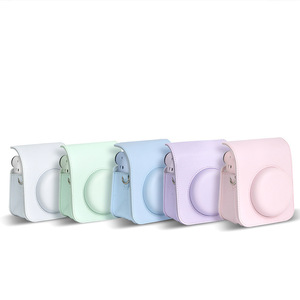 Yiscaxia Girly Style sangle réglable étui pour appareil photo en cuir PU pour <span class=keywords><strong>Instax</strong></span> Mini 12 sacs vidéo pour appareil photo instantané - Product Image 3