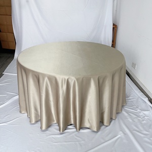 Khăn Trải Bàn Tròn 120 Khăn Trải Bàn Bằng Vải Lụa Satin Cho Đám Cưới - Product Image 3