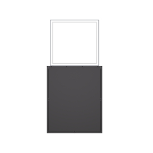 Table de toilette moderne de luxe avec miroir électrique escamotable et éclairage LED - Product Image 5