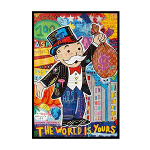 Póster Decorativo de Lona de Lujo <span class=keywords><strong>Monopoly</strong></span> Millionaire, Arte Ecológico para Interiores - Product Image 3