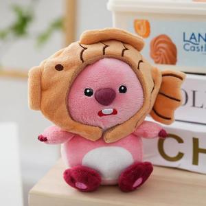 14 دلاية قطيفة بيفر ظريفة من الياقوت ، دلاية دب على الإنترنت ، دمى محشوة بالضغط على الحيوانات - Product Image 5