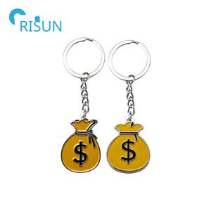 Produsen personalisasi mendapatkan banyak uang dompet uang dolar Llavero gantungan kunci gantungan kunci liontin kustom uang dompet uang dolar gantungan kunci - Product Image 4