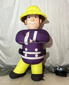 Personnage de dessin animé de <span class=keywords><strong>plongeur</strong></span> gonflable de 2025 Offre Spéciale, homme de plongée gonflable avec réservoir pour la publicité - Product Image 3