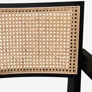 Chaises de salle à manger d'intérieur <span class=keywords><strong>en</strong></span> <span class=keywords><strong>rotin</strong></span> noir de conception d'usine de Mme Woods Chaise de meubles de salon <span class=keywords><strong>Fauteuil</strong></span> moderne de luxe - Product Image 4