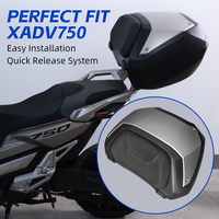 Boîte à bagages arrière SPD durable, capacité 2 casques, avec support de fixation, compatible avec Honda XADV750