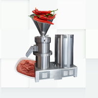 Machine commerciale électrique pour la fabrication de sauce chili, broyeur en acier inoxydable, hachoir, moulin colloïdal avec moteur, capacité de 300-900 kg/h
