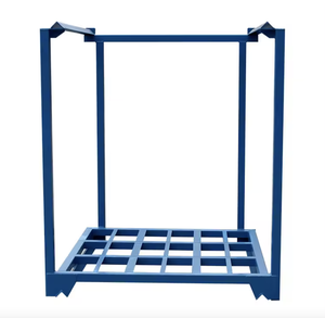 Support empilable en acier réglable industriel résistant pour l'entrepôt de stockage et palette - Product Image 3