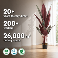 Vente en gros de plantes artificielles Strelitzia (Oiseau de paradis) – Fournisseur de verdure en vrac pour projets hôteliers, de complexes hôteliers, d'aménagement paysager et de décoration