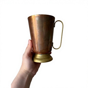 Taza de Viaje BS International de Cobre Antiguo con Base de Latón, Ecológica, Aislamiento Térmico para Frío/Calor, Apta para Lavavajillas y Microondas, con Mosquetón - Product Image 4