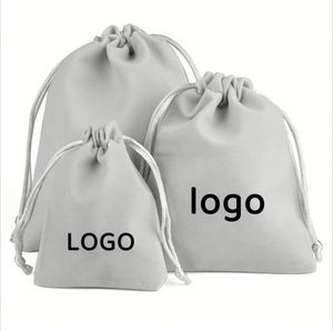 Vente en gros de pochettes en velours personnalisées avec logo, sacs en velours à cordon pour bijoux, pour cadeaux - Product Image 6
