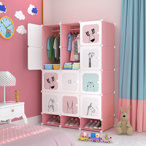 Hot Bán Có Thể Gập Lại Nhựa Tủ Quần Áo Màu Sắc Khác Nhau Armoir Tủ Tủ Tùy Chỉnh Tủ Quần Áo Phòng Ngủ Thiết Lập - Product Image 2