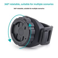 Dudukan Komputer Sepeda Berkualitas Tinggi untuk Lampu Belakang Garmin Magene - Braket GPS yang Dapat Disesuaikan, Aksesori Penyangga Pengukur Daya Sepeda
