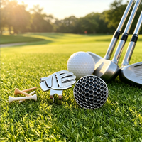 Clip de chapeau de golf magnétique en forme de gant, marqueur de balle plaqué fer, accessoire de golf durable, logo personnalisé pour cadeaux de golf