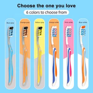 <span class=keywords><strong>Cepillo</strong></span> <span class=keywords><strong>de</strong></span> <span class=keywords><strong>Dientes</strong></span> Manual Económico con Cerdas Suaves <span class=keywords><strong>de</strong></span> Nailon y Mango Ergonómico <span class=keywords><strong>de</strong></span> PP y TPR para Viajes, Hogar y Hoteles - Product Image 4