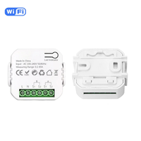 Compteur d'énergie intelligent Tuya WiFi bidirectionnel pour PV solaire, 1/2 canal avec pince CT, surveillance via application, puissance importée et exportée 80A