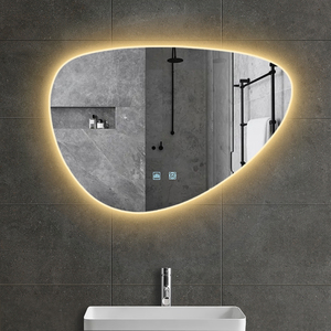 Illuminate <strong>Bathroom</strong> Mirror LED Backlit <strong>Light</strong> Vanity Mirror Touch <strong>Sensor</strong> 3 Color Dimmable Defog Bath Shower Mirror - Product Image 3