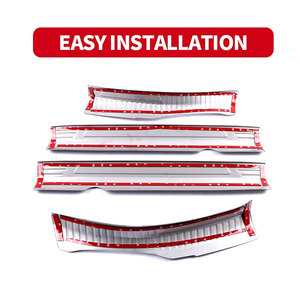 Accessoires d'extérieur automobiles en acier inoxydable chromé OEM pour <span class=keywords><strong>barre</strong></span> <span class=keywords><strong>de</strong></span> <span class=keywords><strong>seuil</strong></span> Kia Forte 2018 - Product Image 6