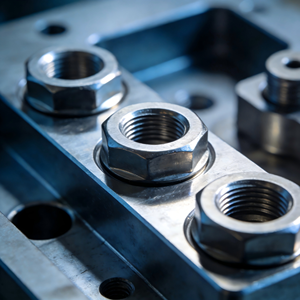 Inserts filetés en titane M12x1.25, écrous hexagonaux Gr5 de qualité aérospatiale, fixations pour systèmes de contrôle et instruments DIN 8673 Ti, fabrication ODM - Product Image 2