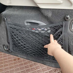 Vis de fixation et crochets, filet de chargement extensible à petites mailles, filets élastiques pour véhicules, pochette de rangement pour camion, voiture, SUV, bateaux - Product Image 1