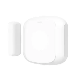 Tuya new style WiFi ZigBee Two versions 2 in 1 Smart Door Sensor with Scene Button