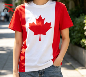 Camisetas Personalizadas con Logotipo <span class=keywords><strong>para</strong></span> Eventos Deportivos, Camisetas con Banderas Nacionales, Camiseta con la Bandera de Canadá <span class=keywords><strong>para</strong></span> Hombre y Mujer - Product Image 5