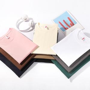 T-shirts personnalisés en coton 100% - Uni noir et <span class=keywords><strong>blanc</strong></span> - Classique à manches courtes - T-<span class=keywords><strong>shirt</strong></span> décontracté d'été - Haute <span class=keywords><strong>qualité</strong></span> - T-shirts pour hommes - Product Image 2
