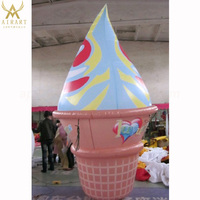 1 enfant adorable rose gonflable Milk shake verre grand panneau d'affichage pour magasin utilisé, tasse gonflable géante pour décoration de fête rose