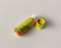 Tube de papier push up en carton pour baume à lèvres personnalisé biodégradable recyclable de 35ml