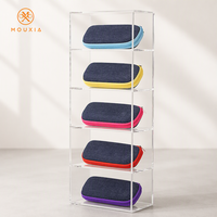 Étui à lunettes de soleil semi-rigide en PU EVA de haute qualité avec logo personnalisé, fermeture éclair et crochet, portable pour voyage et usage quotidien – Vente chaude