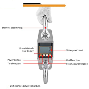 Hiển Thị Không Dây Tay Dinamometro Căng Thẳng Liên Kết Kỹ Thuật Số Tải Di Động Dynamometers - Product Image 5