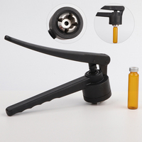 Crimpeuse manuelle de flacons en acier inoxydable haute précision et durable, 13 mm 20 mm, pour bouchons à clapet, qualité pharmaceutique, pour le capsulage de flacons de laboratoire