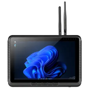 超頑丈な車両自動10インチWinOS頑丈なタブレット耐衝撃性IP65輸送信号を強化複数のインターフェースコンピューター