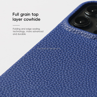 Étui de téléphone magnétique en cuir véritable recyclé personnalisé Étuis de téléphone portable étui de téléphone à sublimation personnalisée