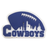 Breloques de chaussures de football de l'équipe de Dallas, décorations de chaussures de football, breloques de chaussures avec logo d'équipe de football, breloques de football, vente chaude