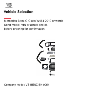Kit pare-chocs et arches style AMG pour Mercedes-Benz Classe G W464 à partir de 2019 - Product Image 2