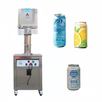 Sellador semiautomático de conservas de alimentos para mascotas, sellador de latas de refresco, máquina de embalaje de sellado de latas de té de burbujas de cerveza