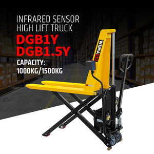 แจ็คพาเลทยกสูงไฟฟ้าแบบพกพายกสูงเซ็นเซอร์อินฟราเรดแบบยืดหดได้แจ็คพาเลทสำหรับร้านค้างานพิมพ์ - Product Image 3