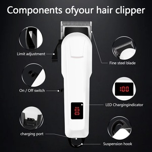 Kit <span class=keywords><strong>de</strong></span> cortadora <span class=keywords><strong>de</strong></span> pelo para peluquero, cortadora <span class=keywords><strong>de</strong></span> pelo eléctrica, cortadora <span class=keywords><strong>de</strong></span> pelo sin costura recargable inalámbrica, cortadora superior, máquina <span class=keywords><strong>de</strong></span> peluquero - Product Image 6
