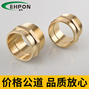 Raccord de tuyauterie fileté mâle en cuivre de 4 pouces pour tuyau d'eau et plomberie - Product Image 3