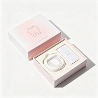 Boîte d'emballage personnalisée pour aligneurs orthodontiques biodégradables avec gaufrage, étui rigide pour rangement de prothèses dentaires et appareils dentaires