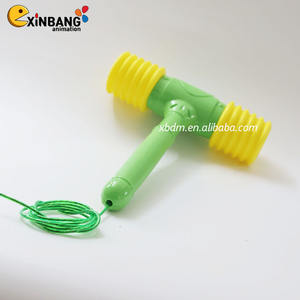 Martello Giocattolo in Plastica Verde-Giallo Shuangqu, Parti Speciali per Gioco Arcade Touch Screen <span class=keywords><strong>Mr.</strong></span> <span class=keywords><strong>Wolf</strong></span>/Mice/Bee/Frog per Bambini dai 3 Anni in su, Spina UK - Product Image 4