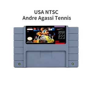 Andre ตลับวิดีโอเกมเทนนิส agassi รุ่น USA NTSC PAL สำหรับ <span class=keywords><strong>Nintendo</strong></span> S ทำจากพลาสติกที่ทนทาน - Product Image 4