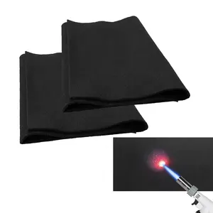 Heat Resistant Material Up To 1800F Flame Retardant Fabric Carbon Felt for Grill Stove Pit Soldering Welders Plumbers