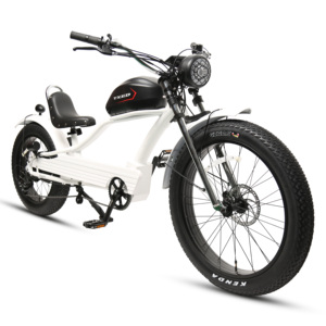 Bicicleta Eléctrica Chopper con Llantas Gruesas, Bicicleta Eléctrica Cruiser de 26 Pulgadas - Product Image 4