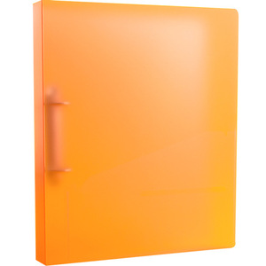 2021 New style Office Supplies Loose folder A4 PP Transparent 2 Holes D-Ring File Binder
