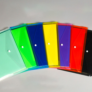 Glitter A4Size Plastic <strong>Envelopes</strong> High Quality Waterproof Transparent <strong>File</strong> <strong>Envelope</strong> <strong>Folders</strong> Document Organizers With Snap Button - Product Image 4