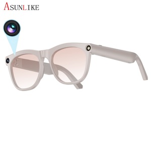 AG08 Smart <b>Glasses</b> 8MP <b>Camera</b> Call Feature Black And Pink 4GB Memory 280MAH Battery - Product Image 5