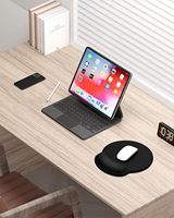 Tapis de souris en silicone personnalisé avec repose-poignet de forme irrégulière